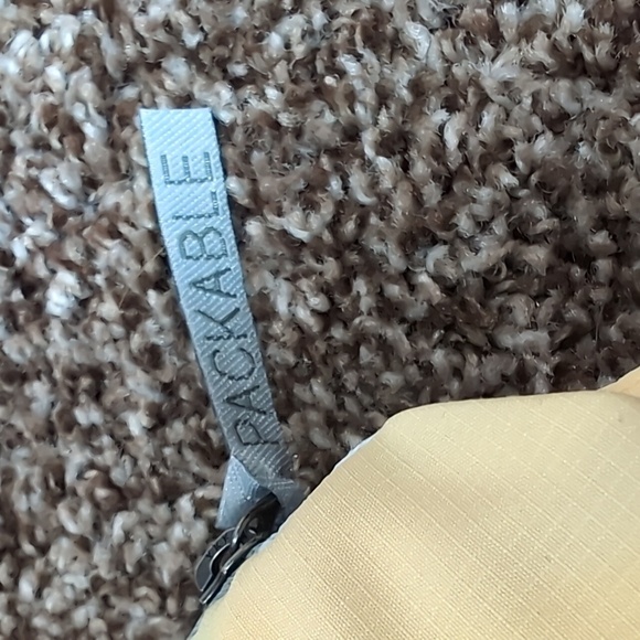 Eddie Bauer Sport Packable Rain Jacket Windbreaker Size Medium Bright Yellow - Picture 14 of 14